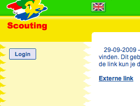 Inloggen stap 1