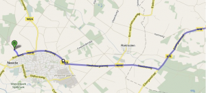 Route N18 naar Neede